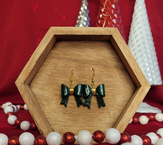 Holiday Green Bow