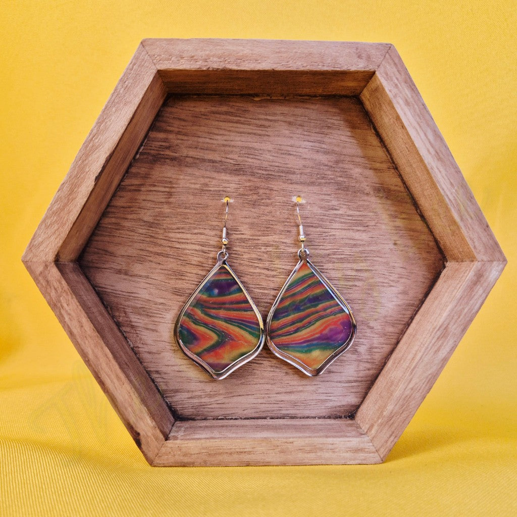 Large Rainbow Dangle