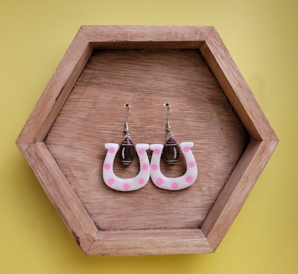 Horseshoe Game Day White/Pink