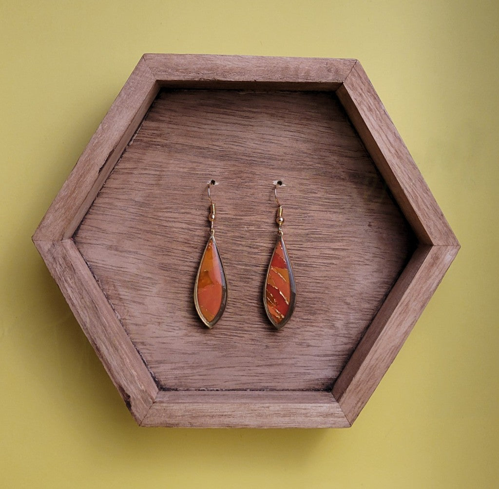 Fall drop earrings
